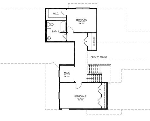 Westgate Ridgefield Upper Level Floor Plan