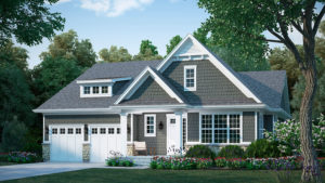 hinsdale meadows hampton ranch shingle front elevation