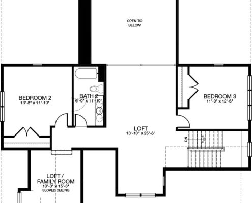 hinsdale-meadows torrington upper floor shingle plan