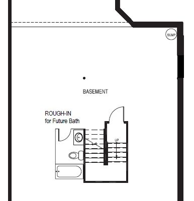 Westgate Hamilton Rowhome Basement