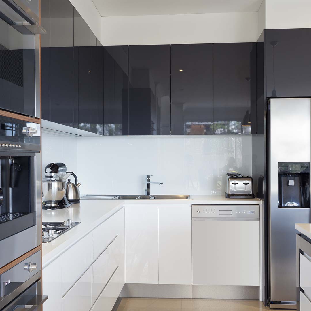 Kitchen with custom finishes