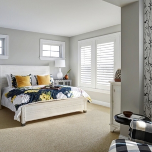 staged hinsdale bedroom