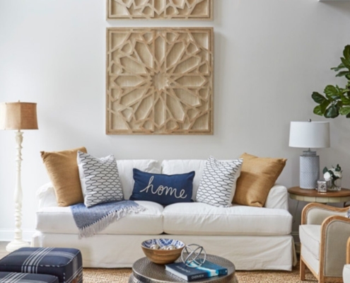 beautiful living room of a hinsdale home