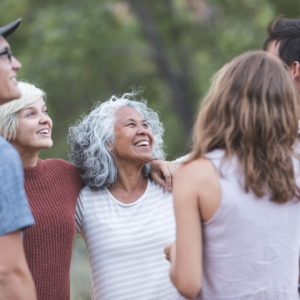 happy group of people